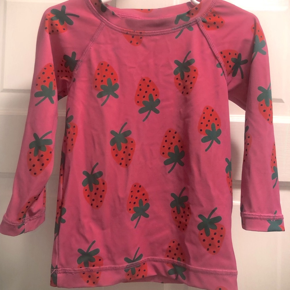 Toddler girl swim rash guard and matching bottom!